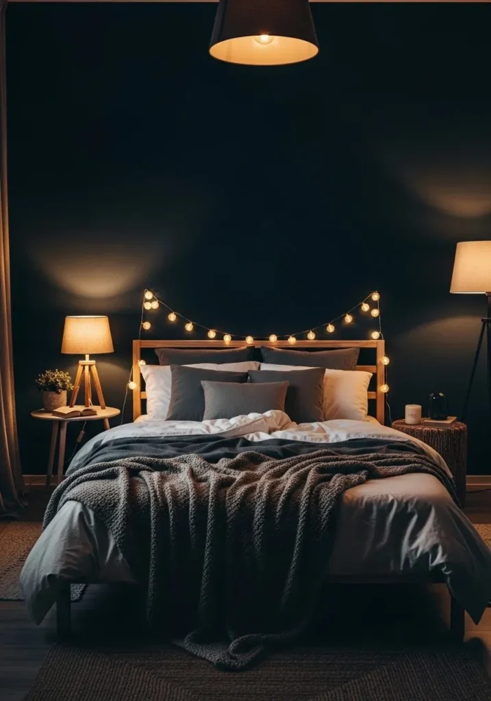 Dark moody wallpaper bedroom ideas for a cozy and relaxing retreat