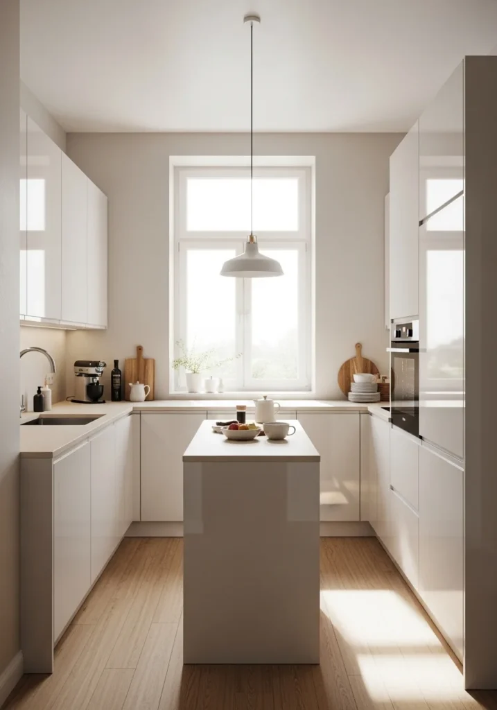 light color small kitchen ideas for small spaces