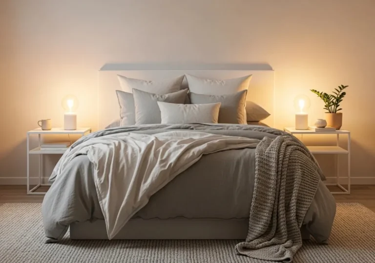 Bedroom lamp ideas creating cozy warm lighting and relaxing bedroom atmosphere