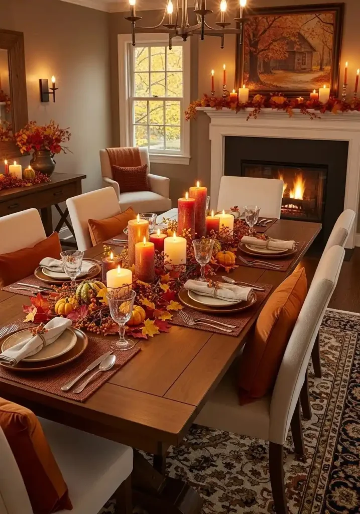 seasonal dining room decor ideas cozy table styling