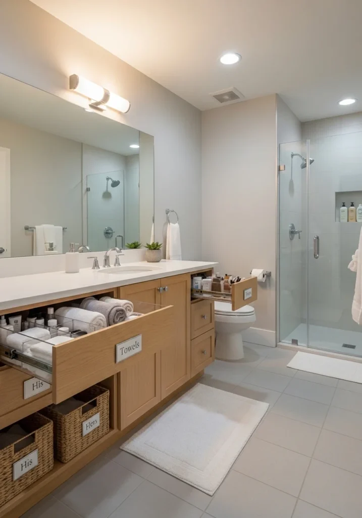 Minimal bathroom storage ideas keeping the space clean, organized, and stress-free