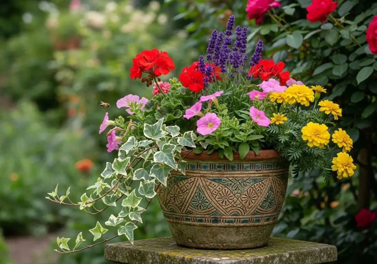 In the Garden beautiful Flower Pot look