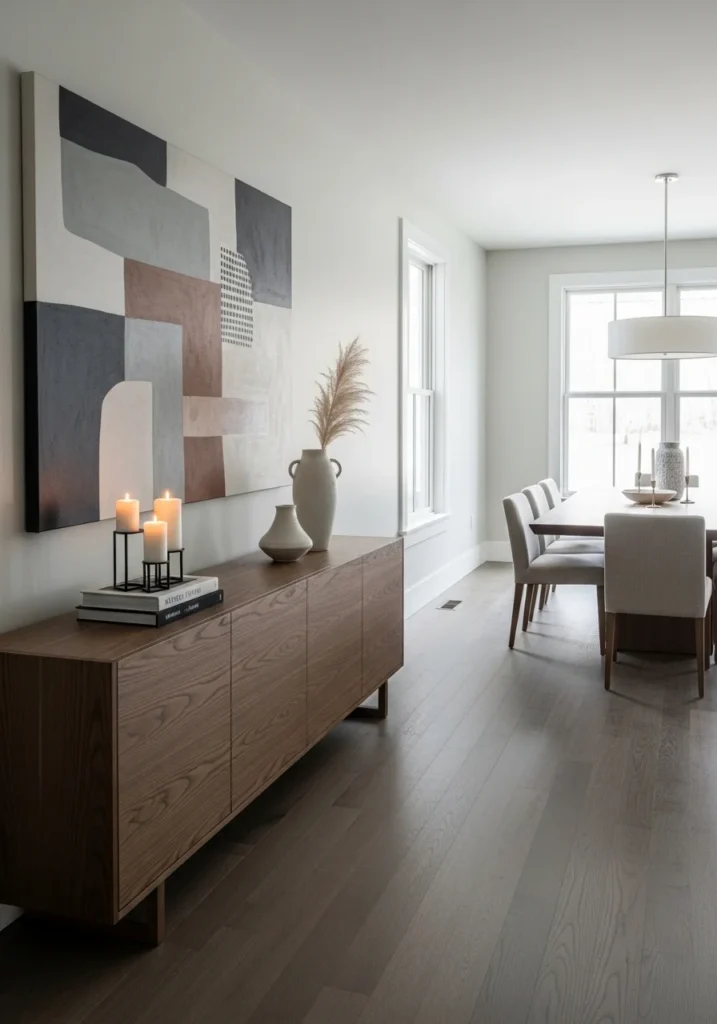 sideboard styling dining room decor ideas modern storage