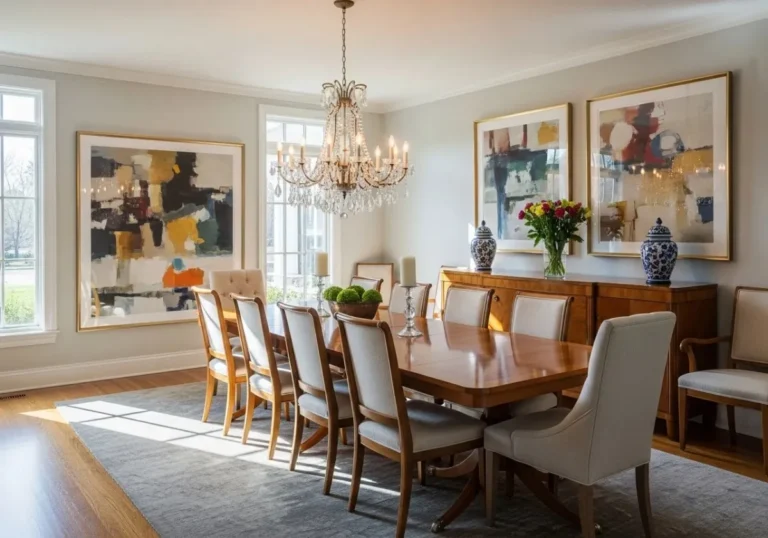 Beautiful dining room look