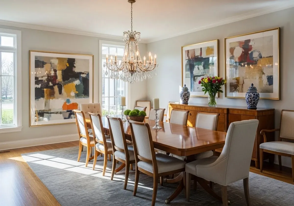 Beautiful dining room look