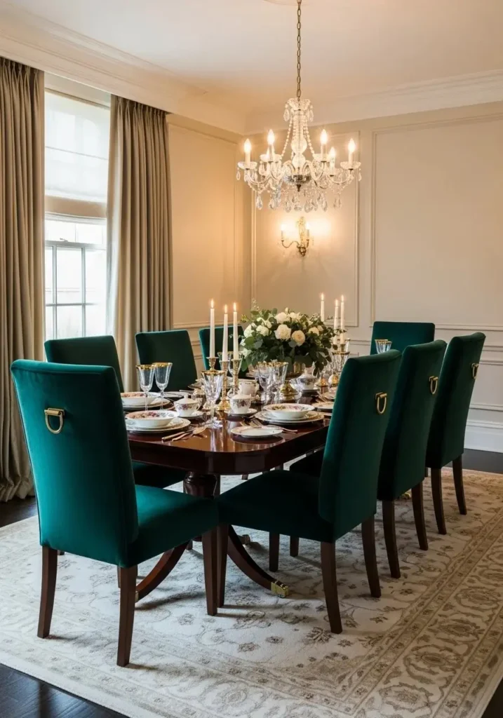 upholstered dining chairs decor ideas modern dining room