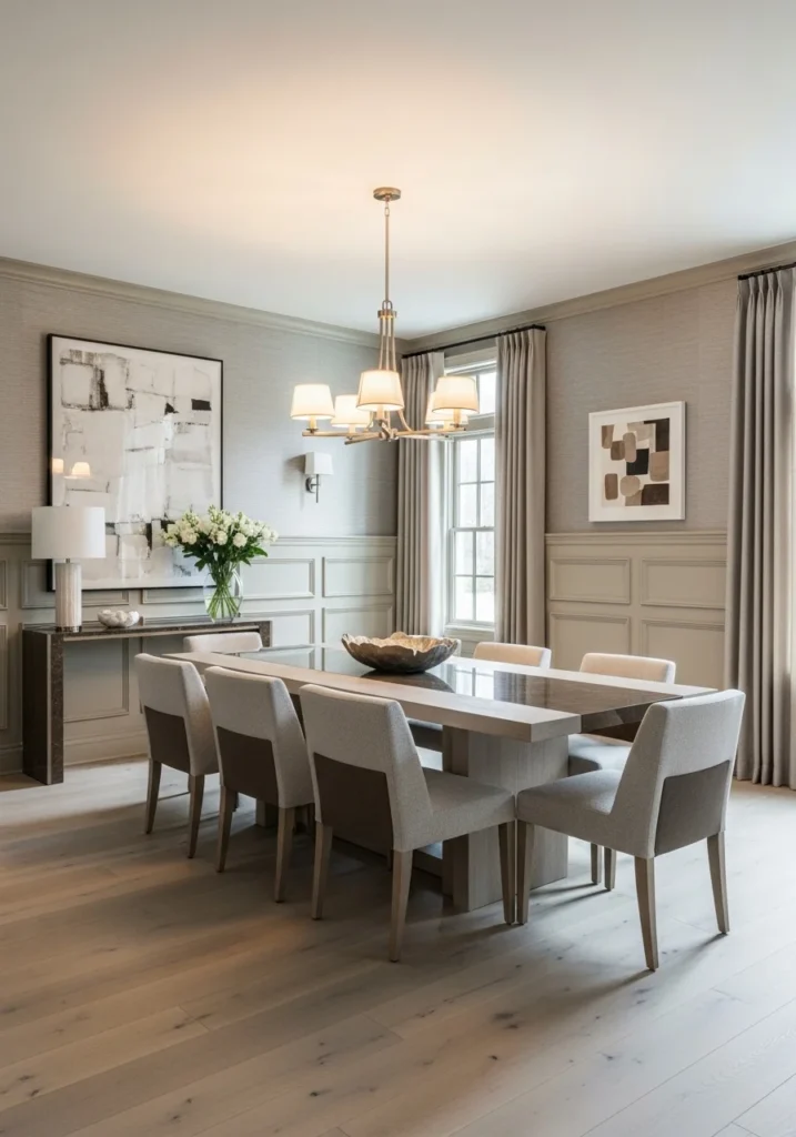 wall paneling dining room decor ideas textured walls