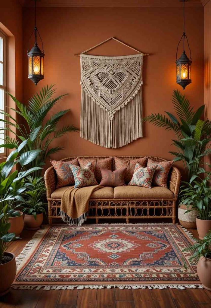 The Bohemian Modern Living Room: Eclectic, Layered, and Full of Wanderlust