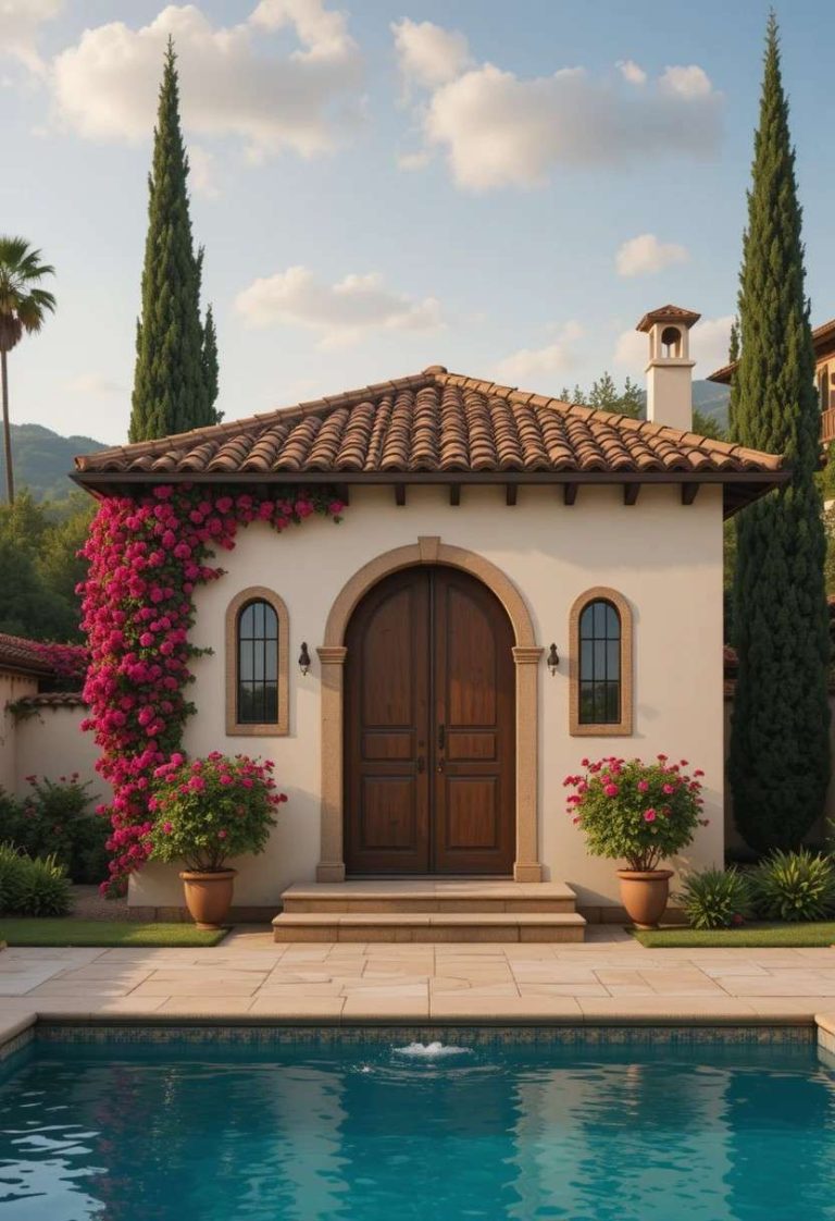Tuscan Style Home Exterior: 20 Stunning Stucco, Stone, and Tile Roof Designs