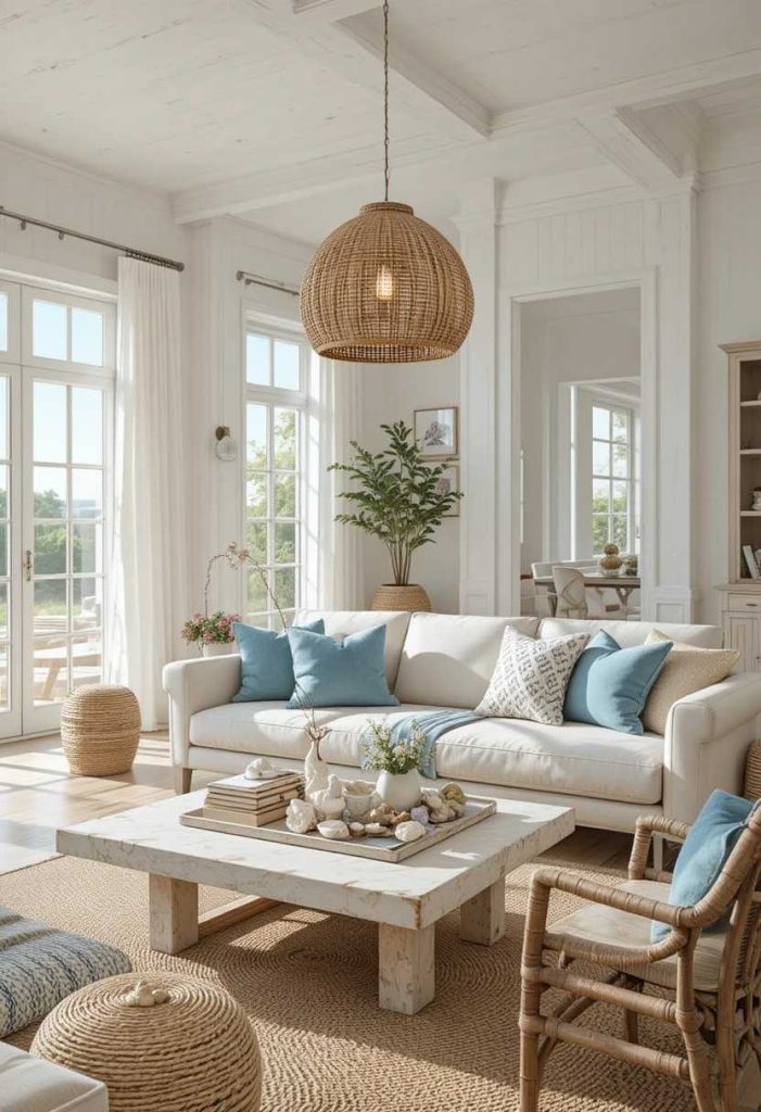 The Coastal Modern Living Room: Breezy, Light-Filled, and Effortlessly Relaxed
