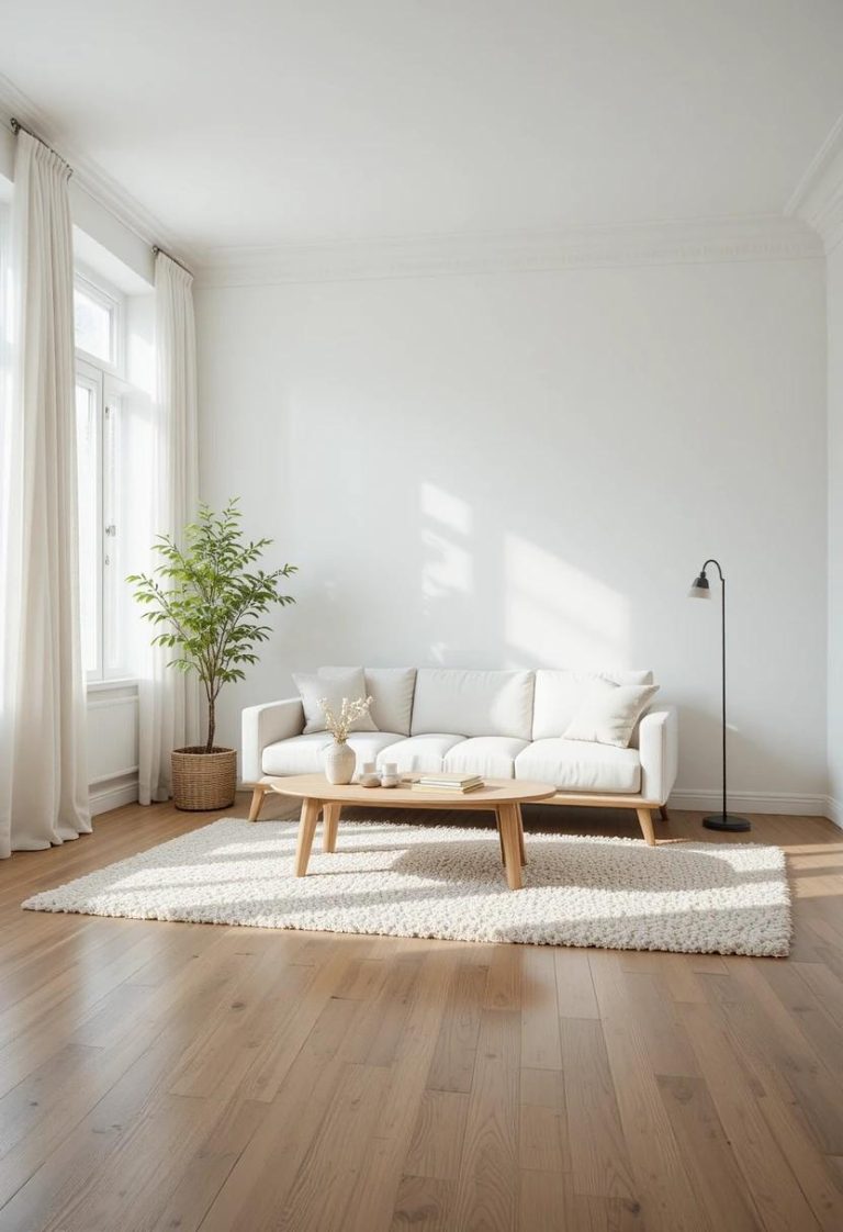 25 Scandinavian White Living Room Ideas That Feel Warm, Not Cold