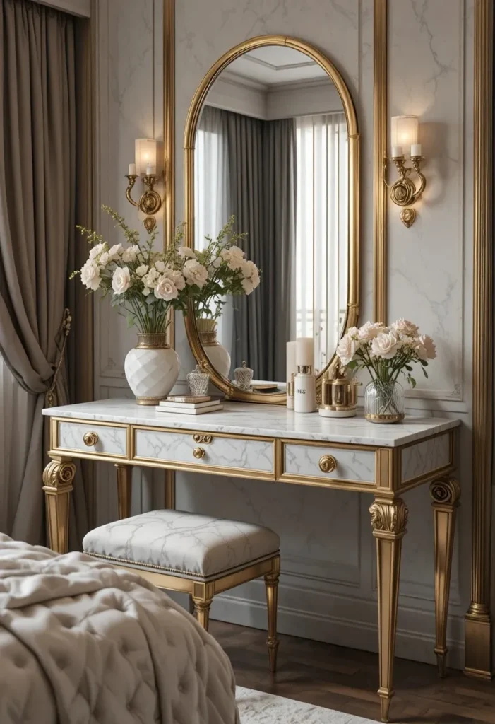 luxury marble vanity ideas bedroom elegant high end design