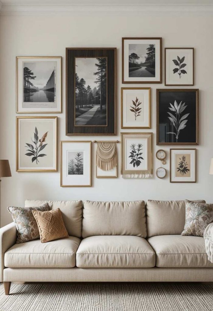 The Gallery Wall Living Room: Turning Your Walls Into Personal Art Museums