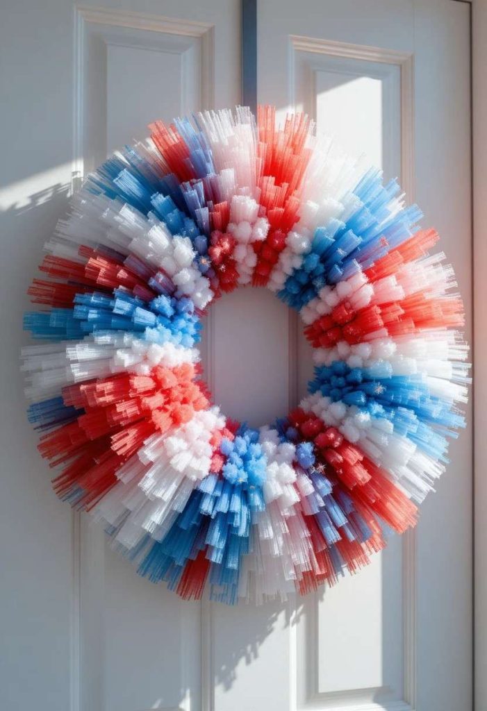 Firecracker Tulle Wreath