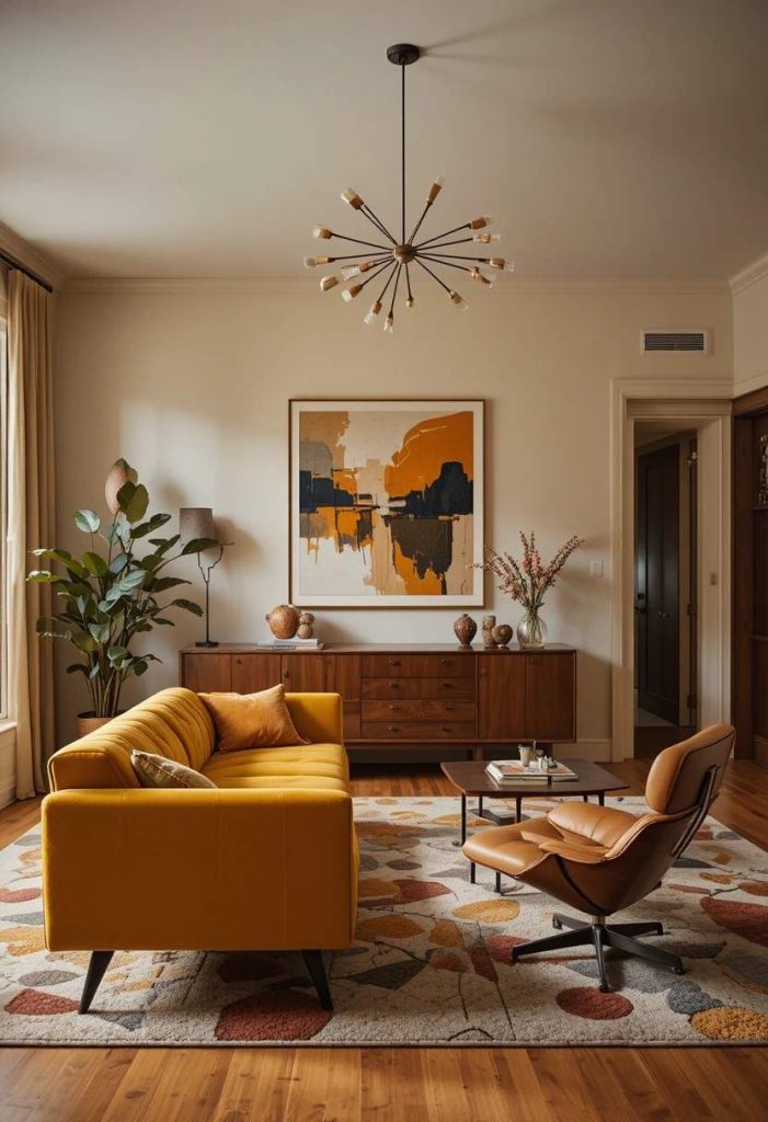 The Mid-Century Modern Living Room: Timeless Elegance With Clean Lines