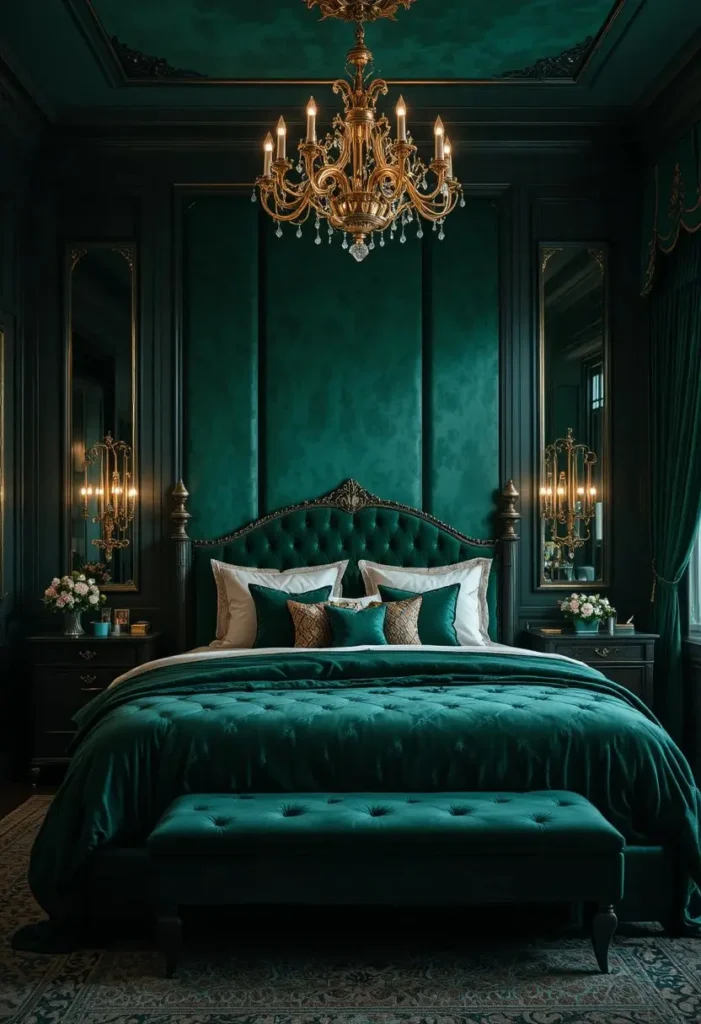 dark velvet canopy bed ideas creating a bold and luxurious bedroom look
