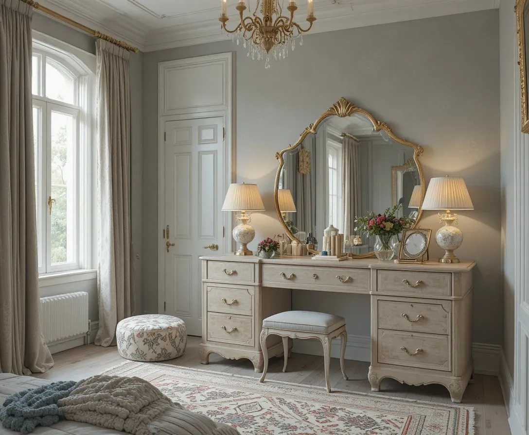 dressing table look
