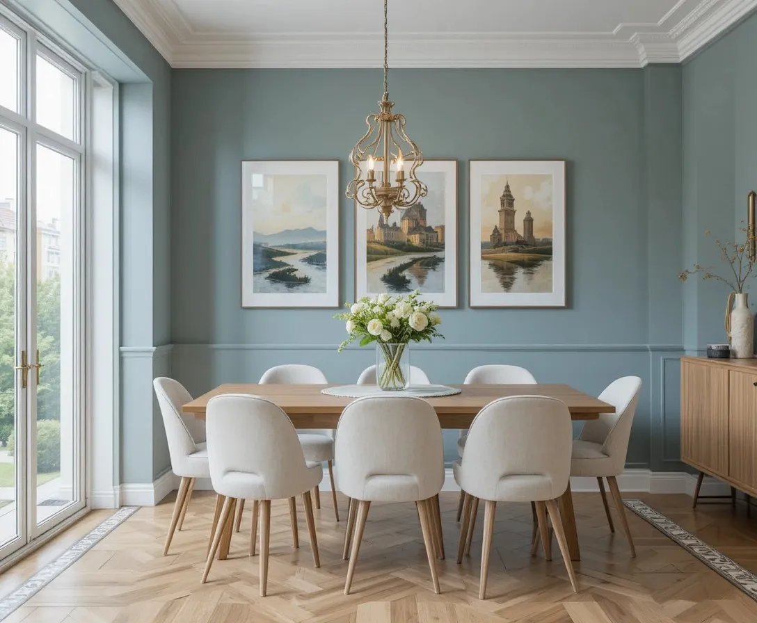 dining room wall look
