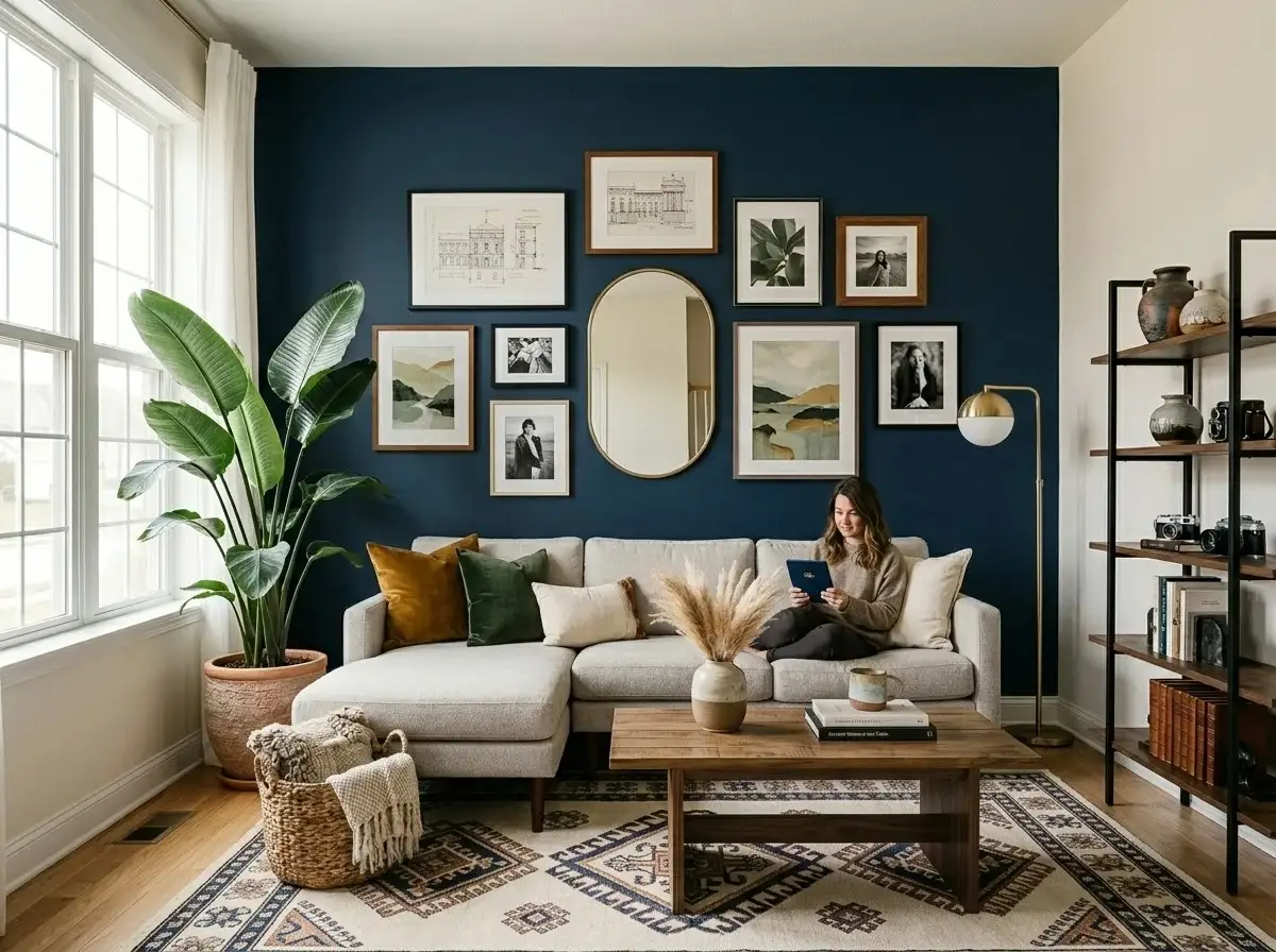 Accent Walls in Living Room