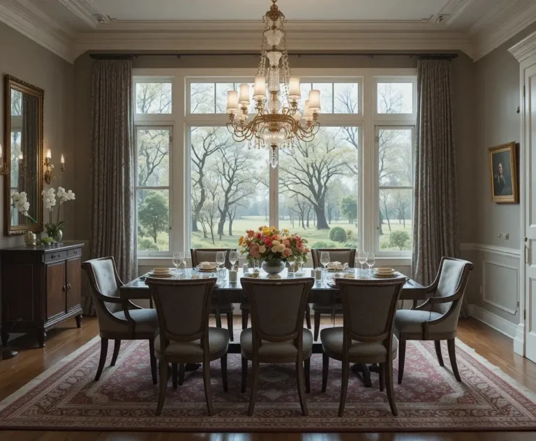 Beautiful dining room look