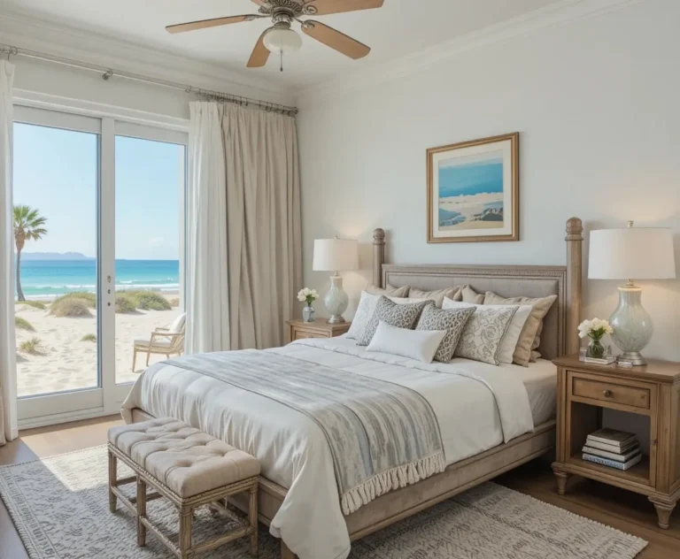 beach bedroom beautiful look
