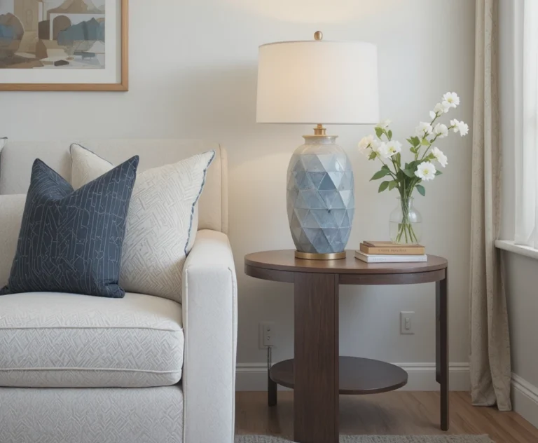 Beautiful living room side table look