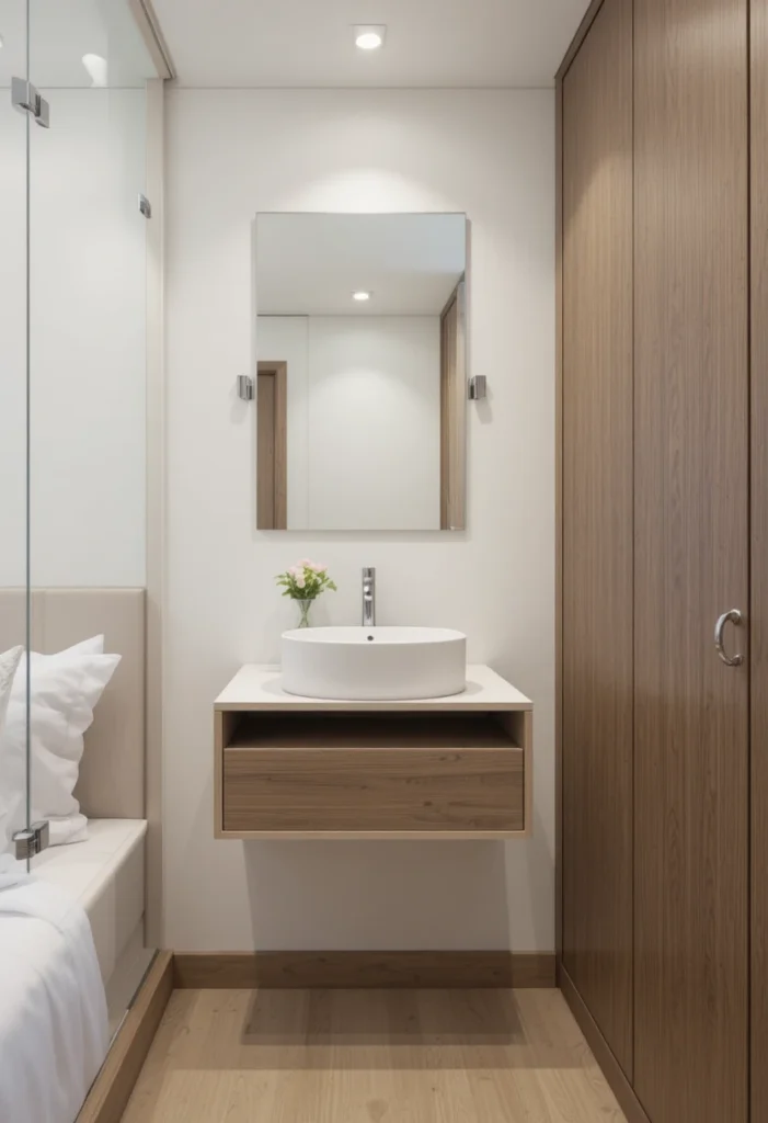 floating vanity ideas bedroom for small space modern wall mounted design
