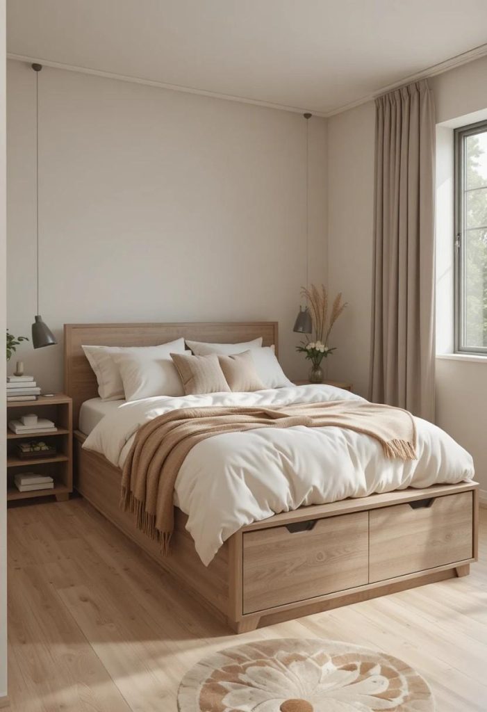 Storage Bed With Drawers Underneath