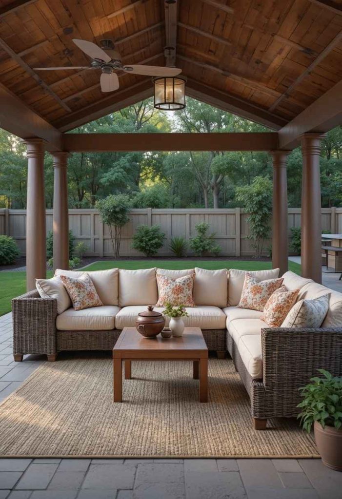A Soft Outdoor Living Room