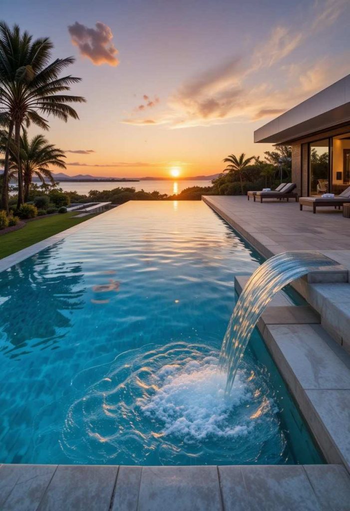The Sleek Infinity Pool