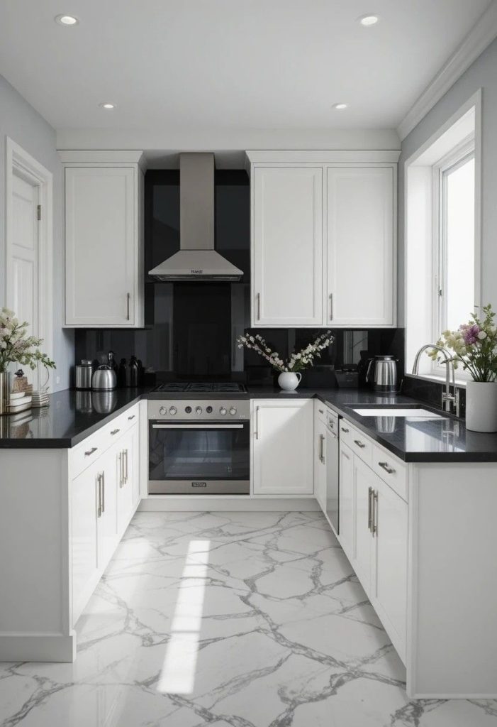 Pair With Crisp White Cabinets