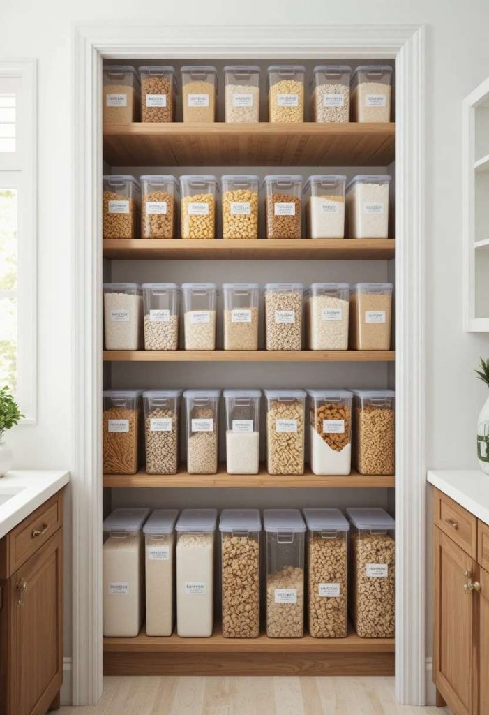 Clear Pantry Containers