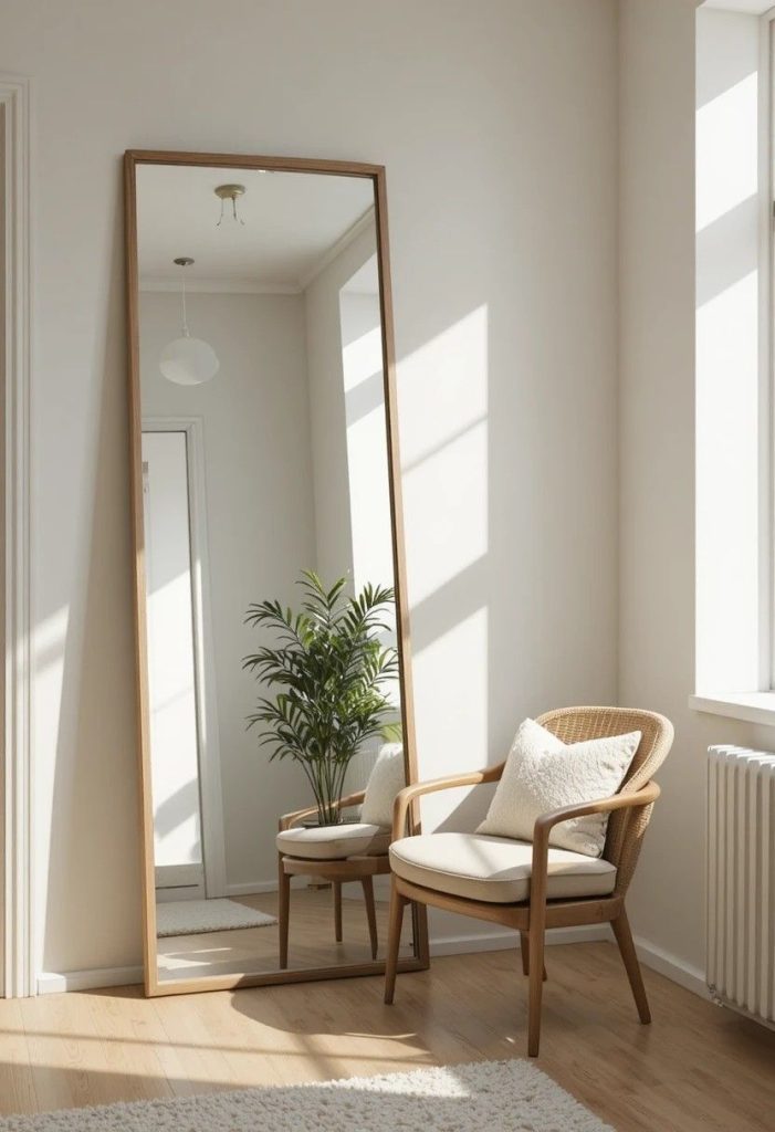 Use Mirrors to Double the Space