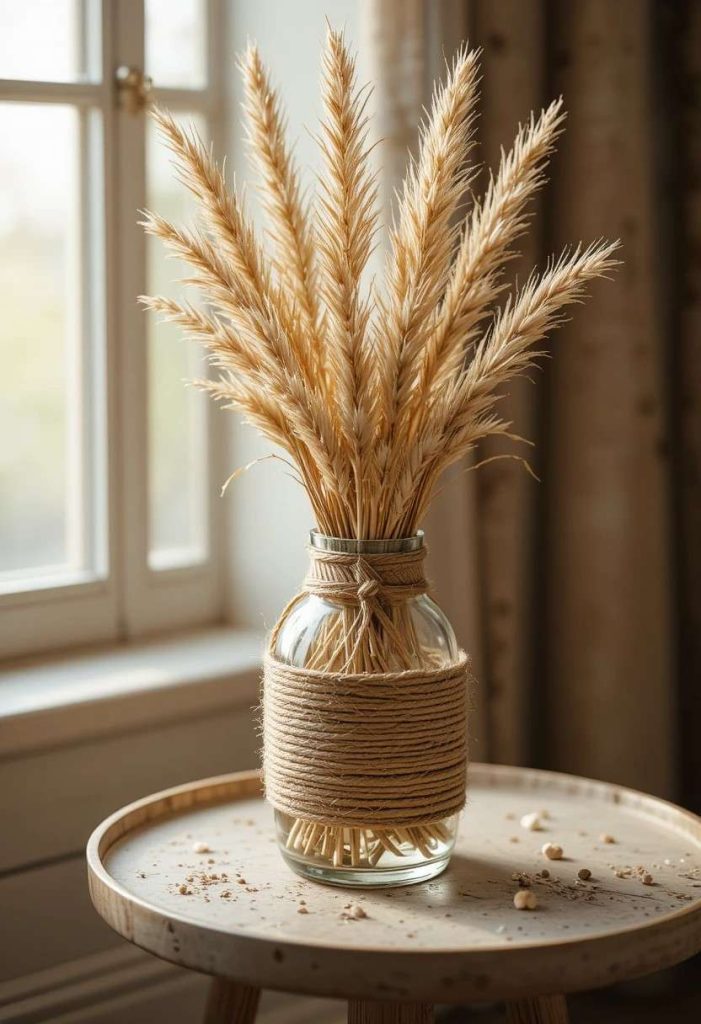 Rope Wrapped Vases