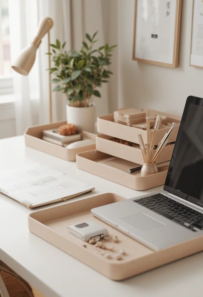 Use Stylish Desk Organizers
