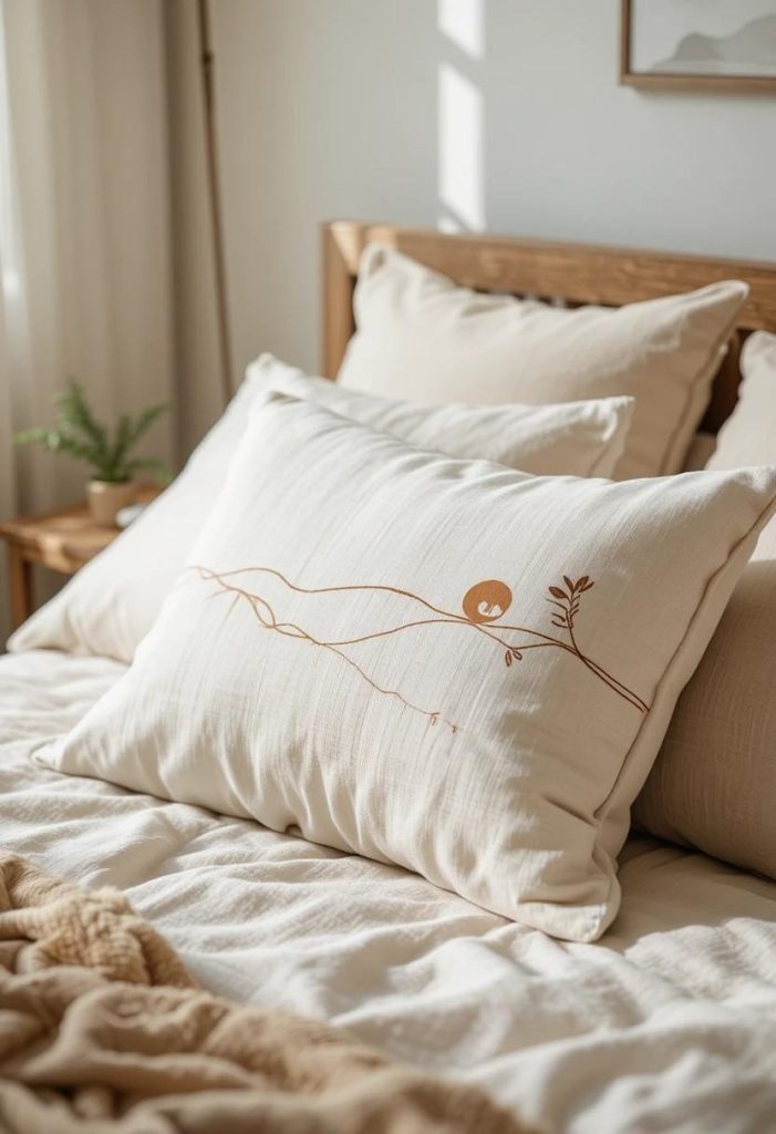 Hand Painted Pillow Covers