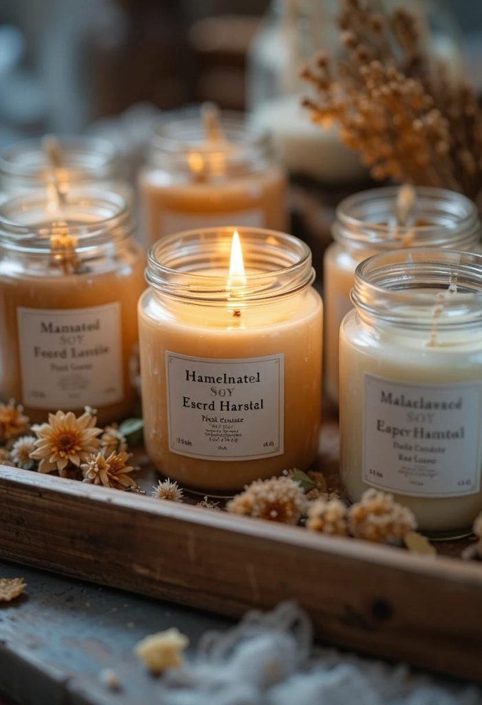 DIY Scented Soy Candles