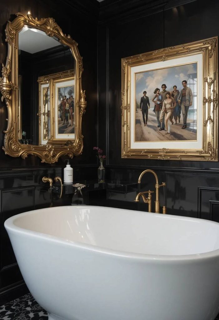 Frame Art in Gold