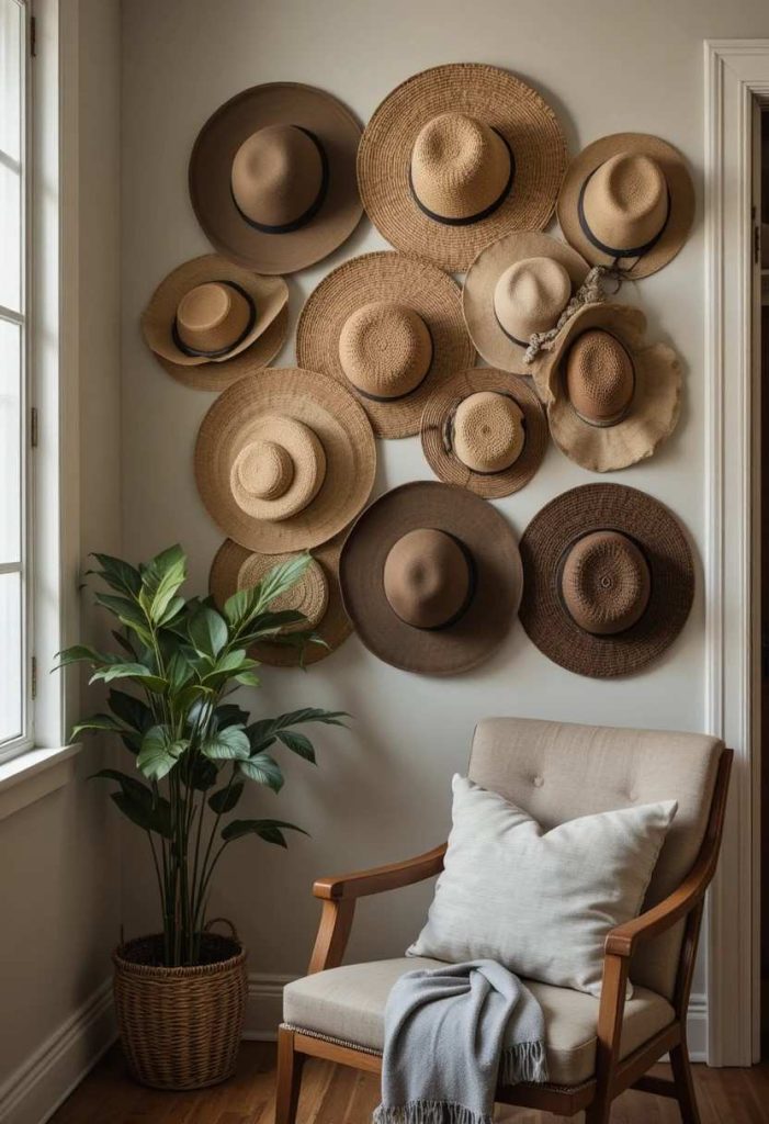 Display a Row of Hats