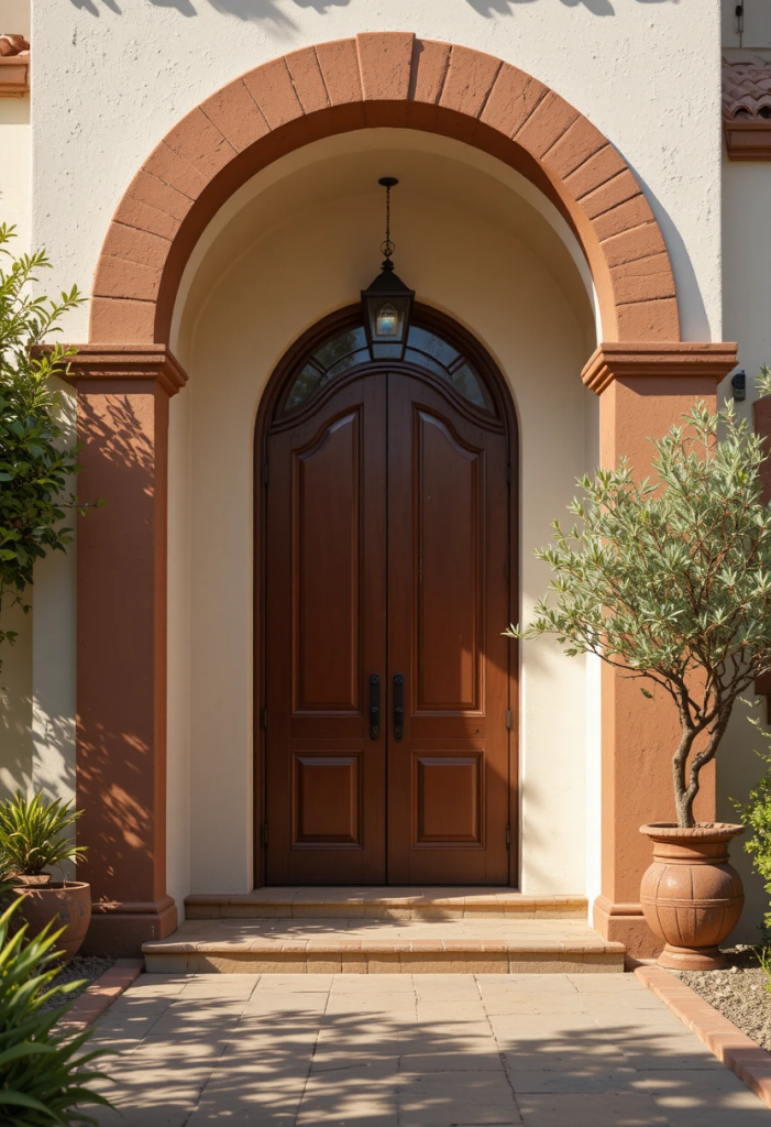 Terracotta Mediterranean Door