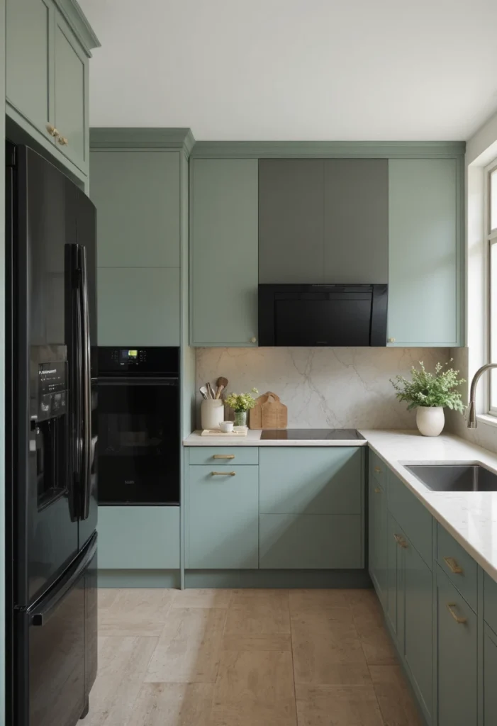 Pair With Sage Green Cabinets