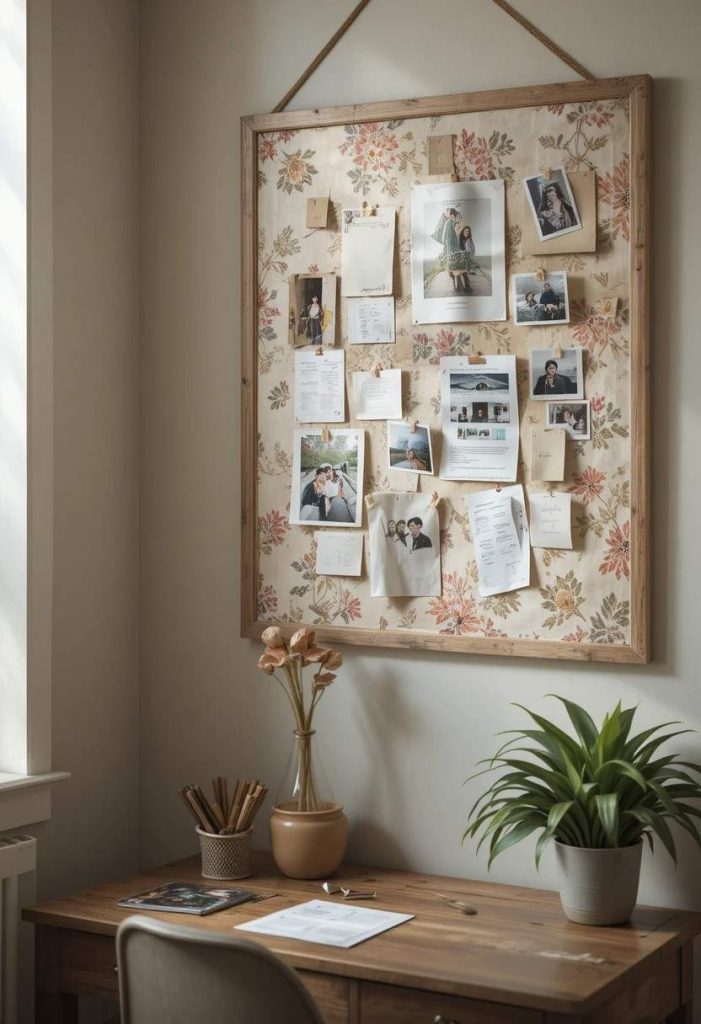 Fabric Covered Bulletin Board