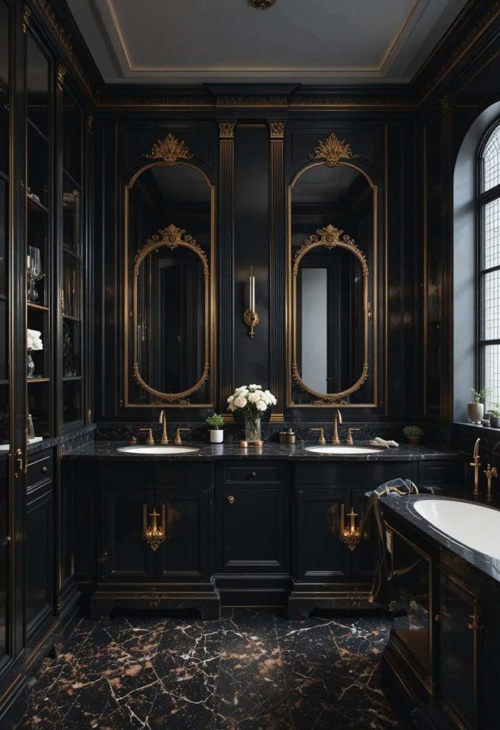 Add Gold Mirror Trim Details