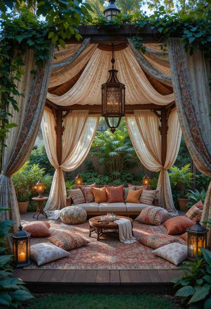 The Boho Draped Gazebo