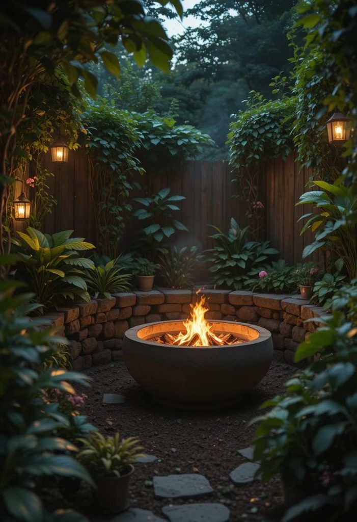 Create a Fireside Garden Nook