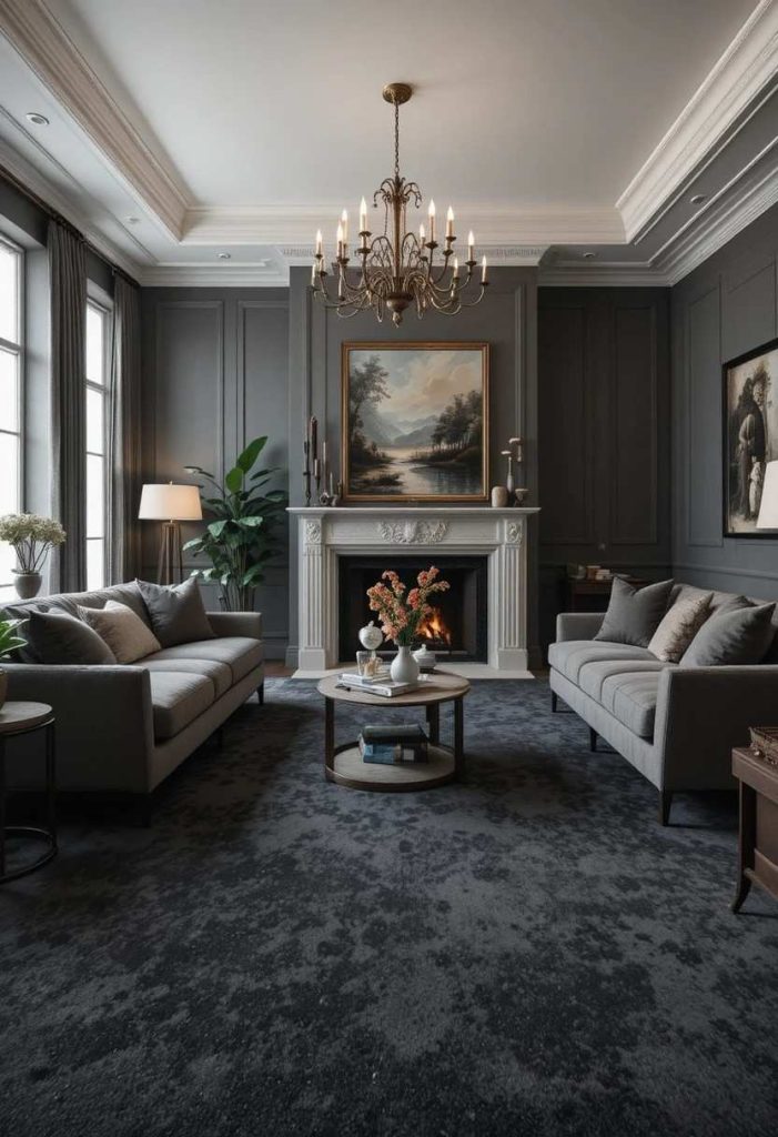 Choose a Dark Carpet for Drama