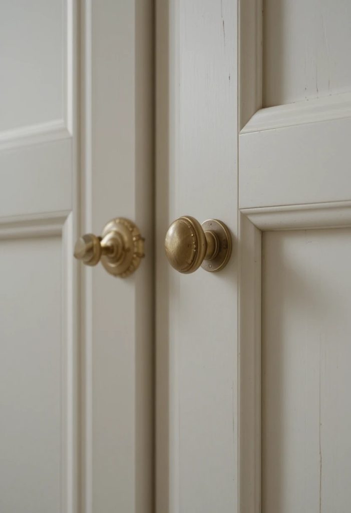 Brass or Gold Hardware for Warmth
