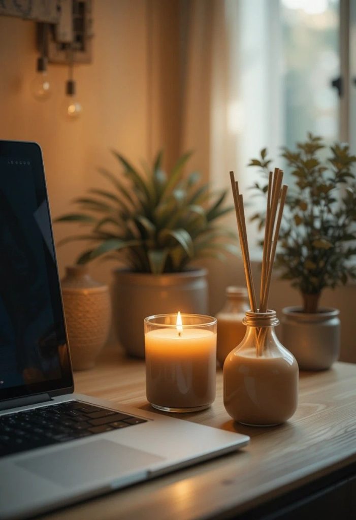 Add a Scented Candle or Diffuser