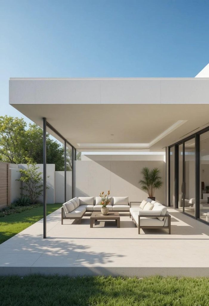 Clean Lines and a Flat Roof
