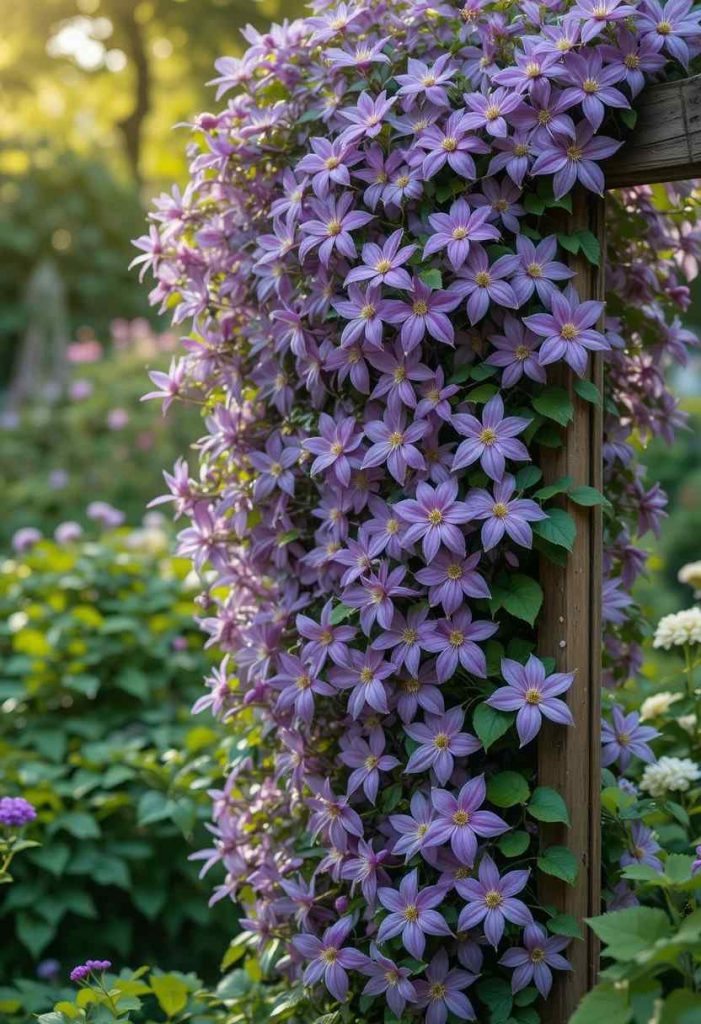 Include a Climbing Clematis